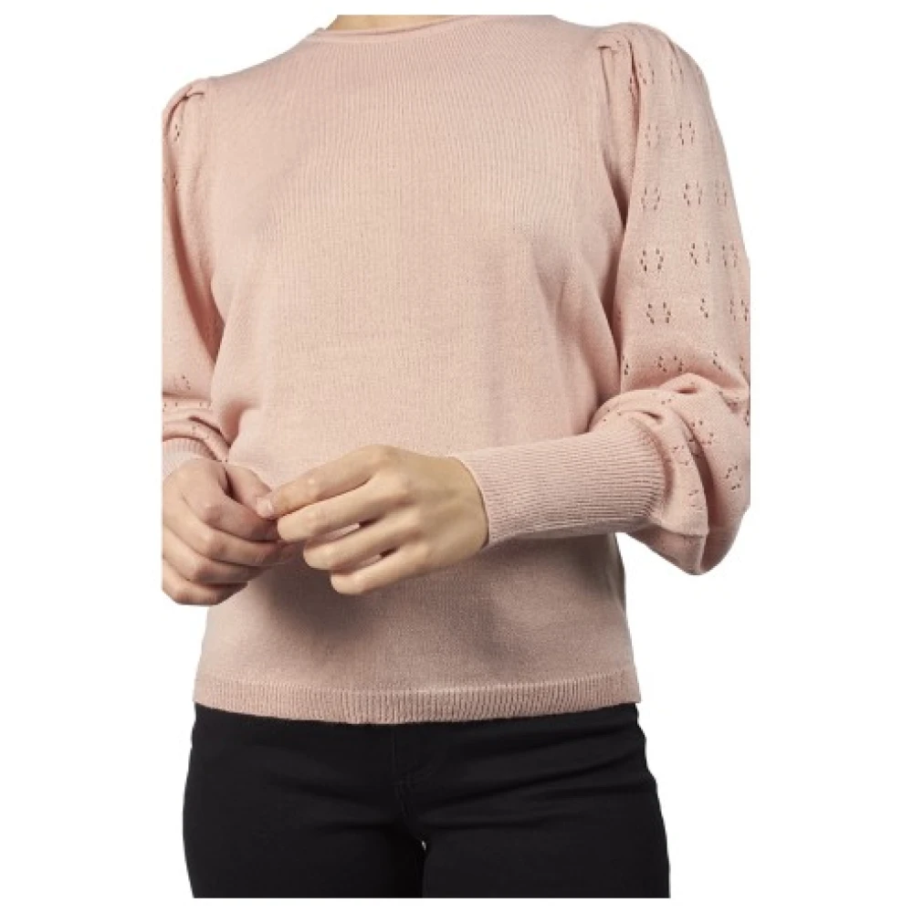 Only Dames Acryl Jersey Pink Dames