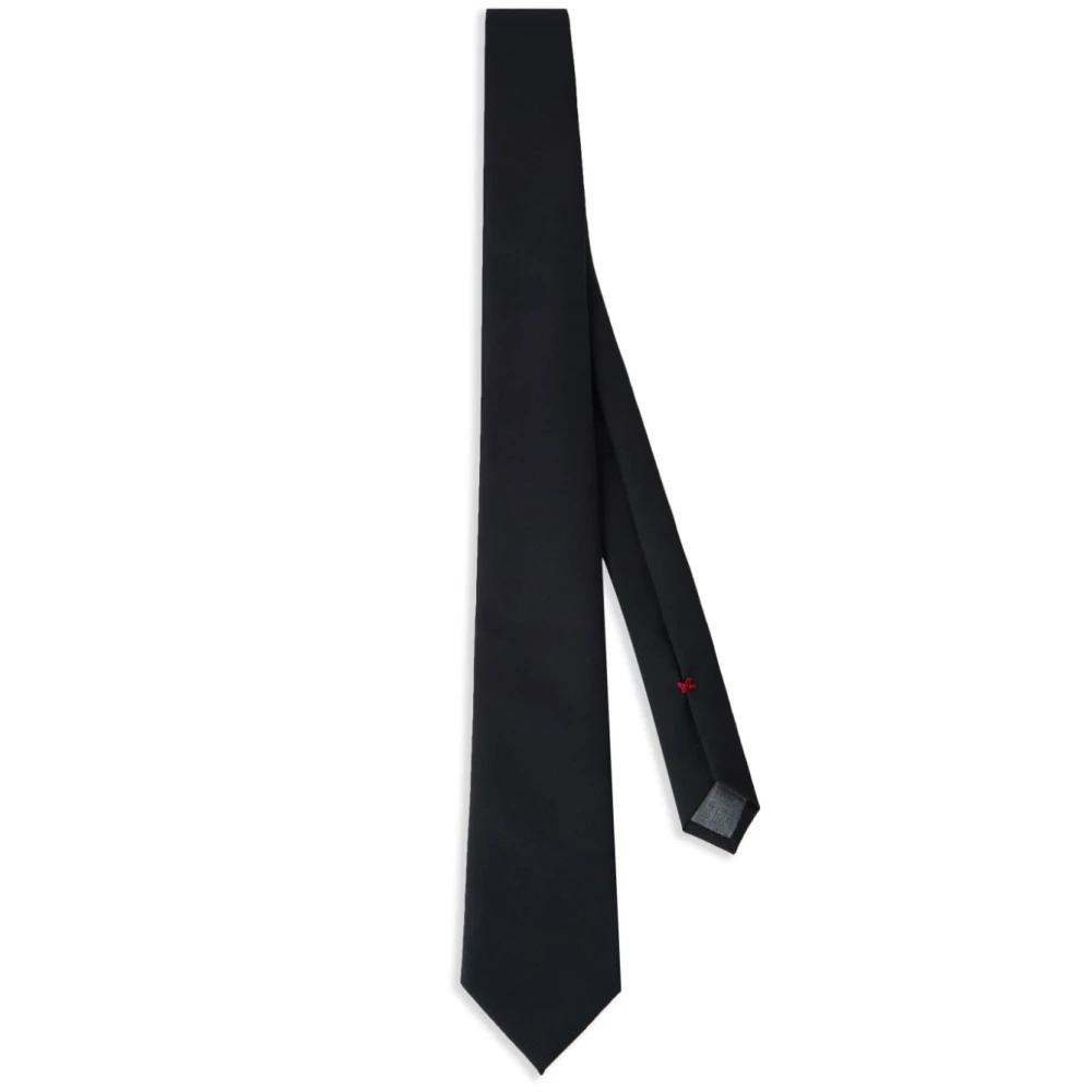 BRUNELLO CUCINELLI Zwarte Stropdassen voor Heren Black Heren