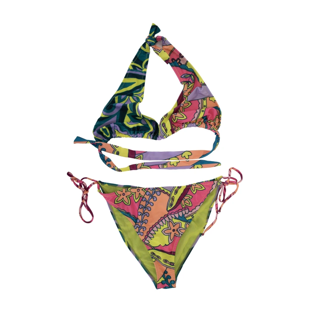 Me-Fui Women's Ruffled Bikini Set