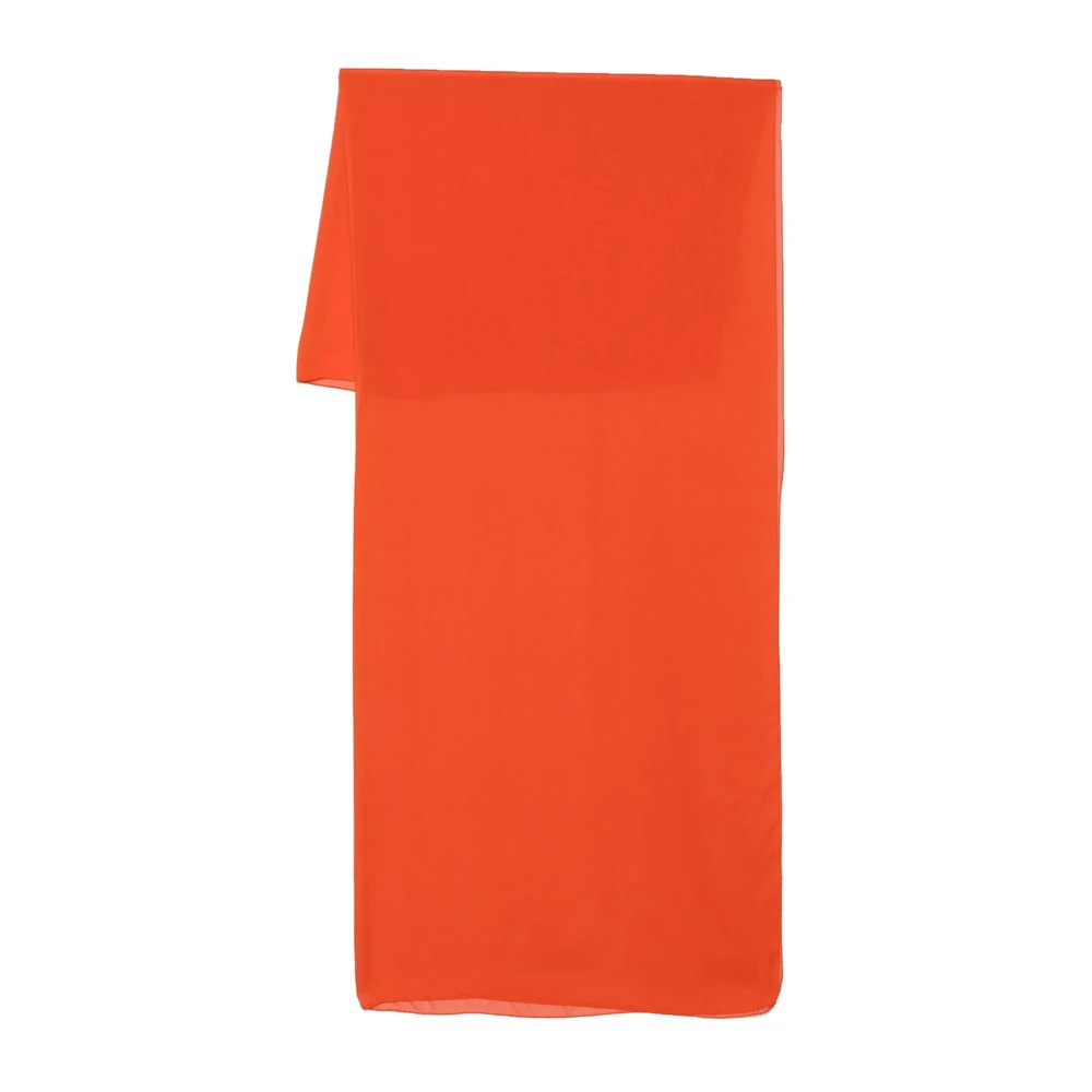 Lady Anne Geranium Orange Wrap Design Stijlvolle Stola Orange Dames
