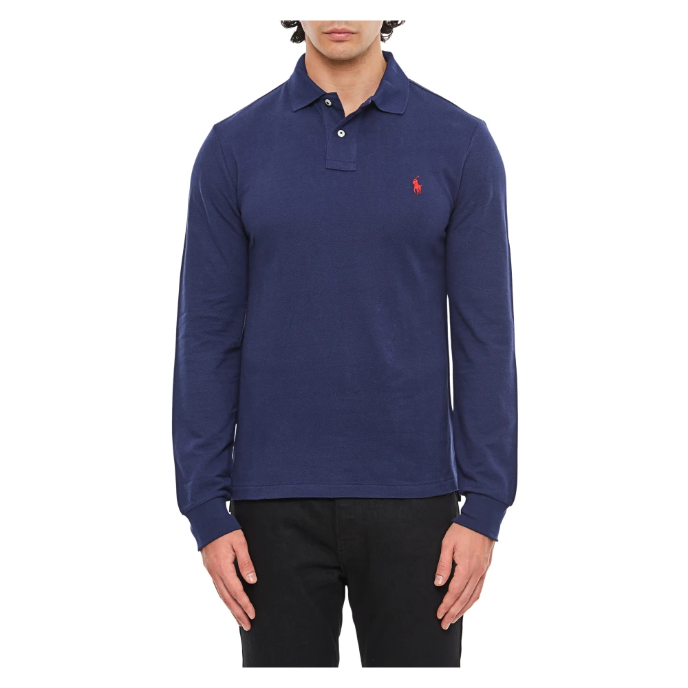 Polo Ralph Lauren Men's Blue Polo Shirts, M, Polo Shirts