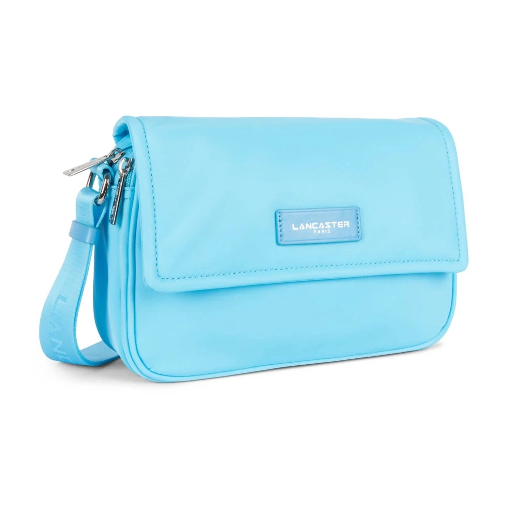 Lancaster Magnetische Flap Schoudertas Basic Vita Blauw Atoll Blue Dames