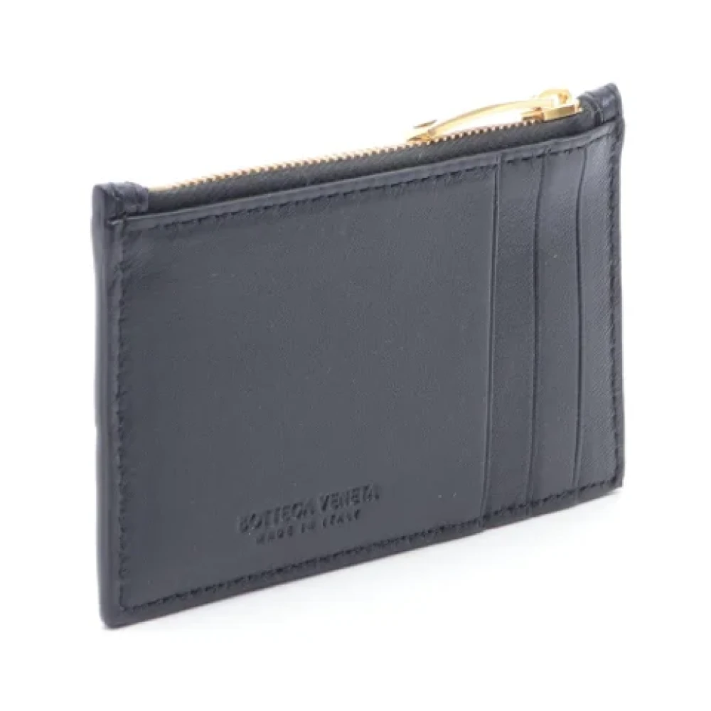 Bottega Veneta Vintage Pre-owned Leather wallets Black Dames