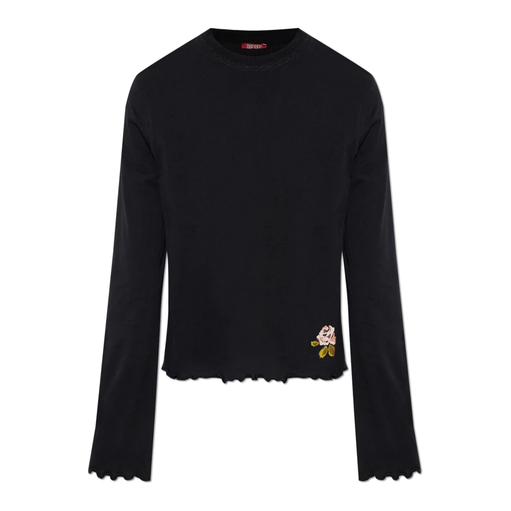 Diesel - Lorelai Pajama Top - Nightwear & Lounge - Mujer - Negro - Xl