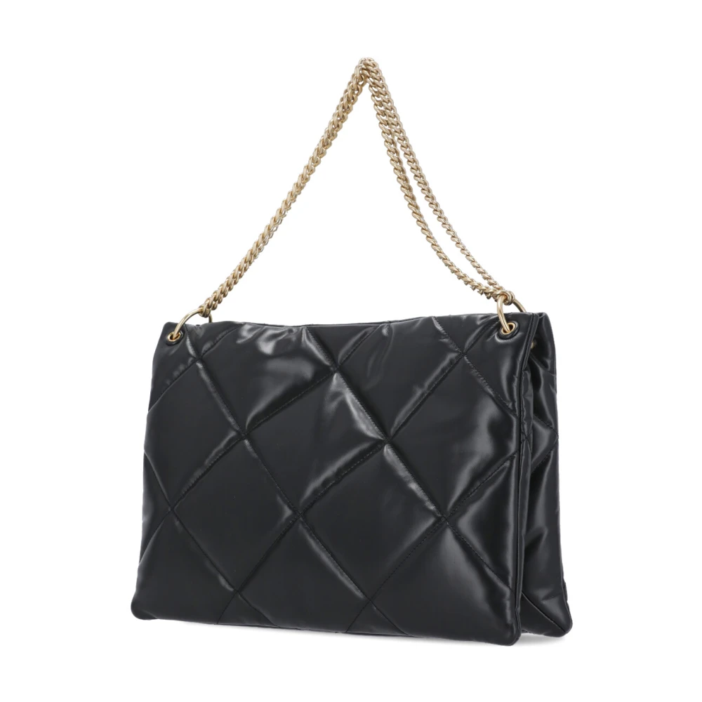 TORY BURCH Gewatteerde Zwarte Schoudertas Black Dames