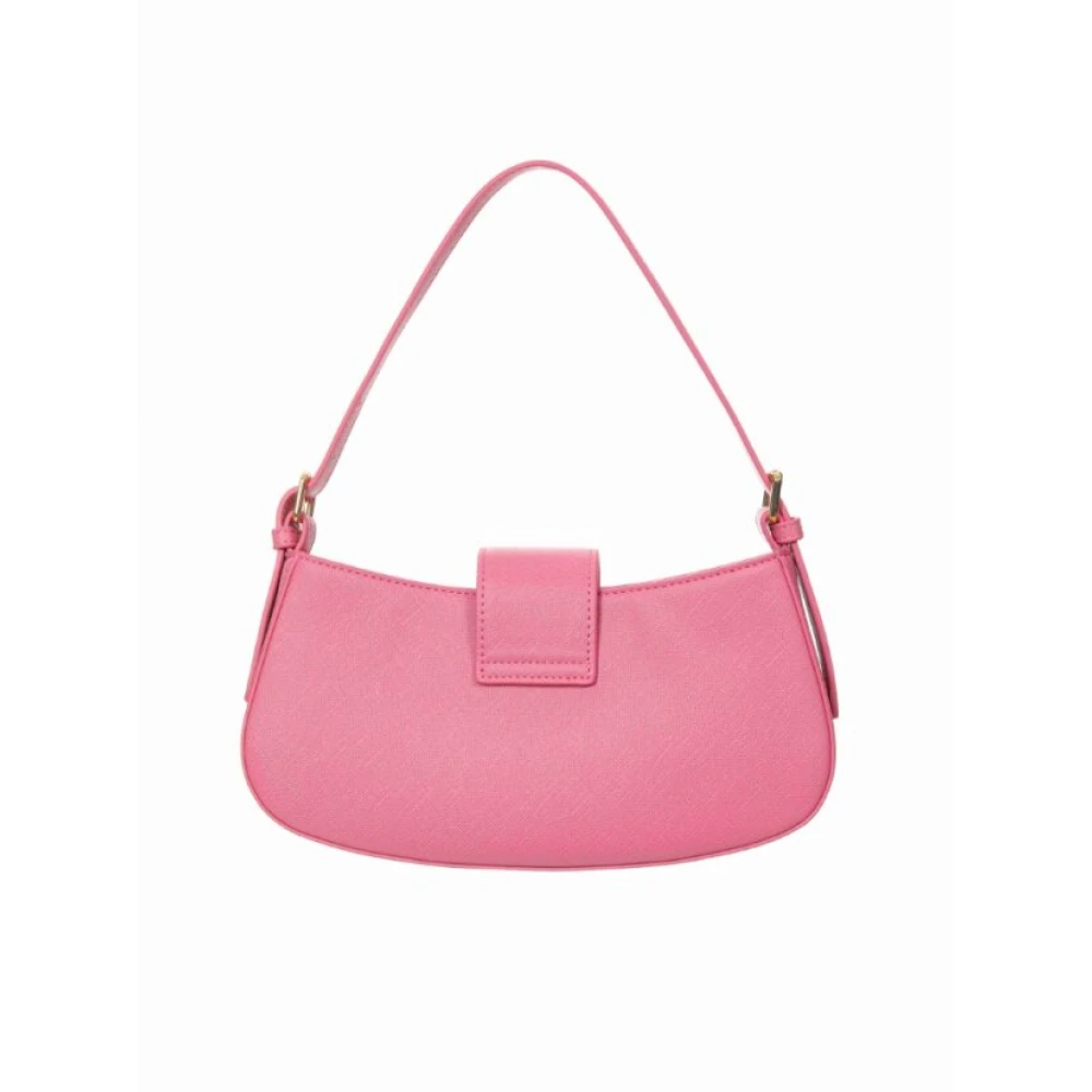 Chiara Ferragni Collection Roze dames tas met gouden logo plaat Pink Dames