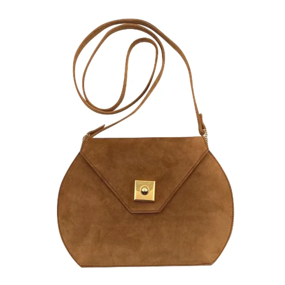 Hermès Vintage Pre-owned Suede shoulder-bags Brown Dames