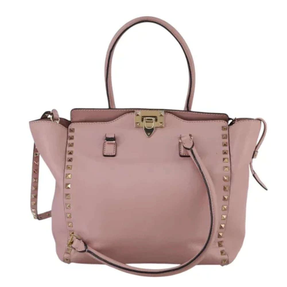 Valentino Vintage Pre-owned Leather handbags Pink Dames