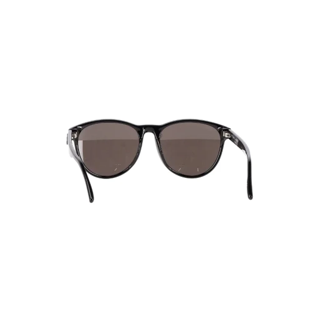 Yves Saint Laurent Vintage Pre-owned Acetate sunglasses Black Heren