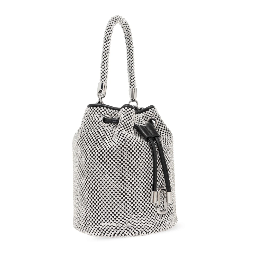Marc Jacobs Mini The Rhinestone Schoudertas Black Dames