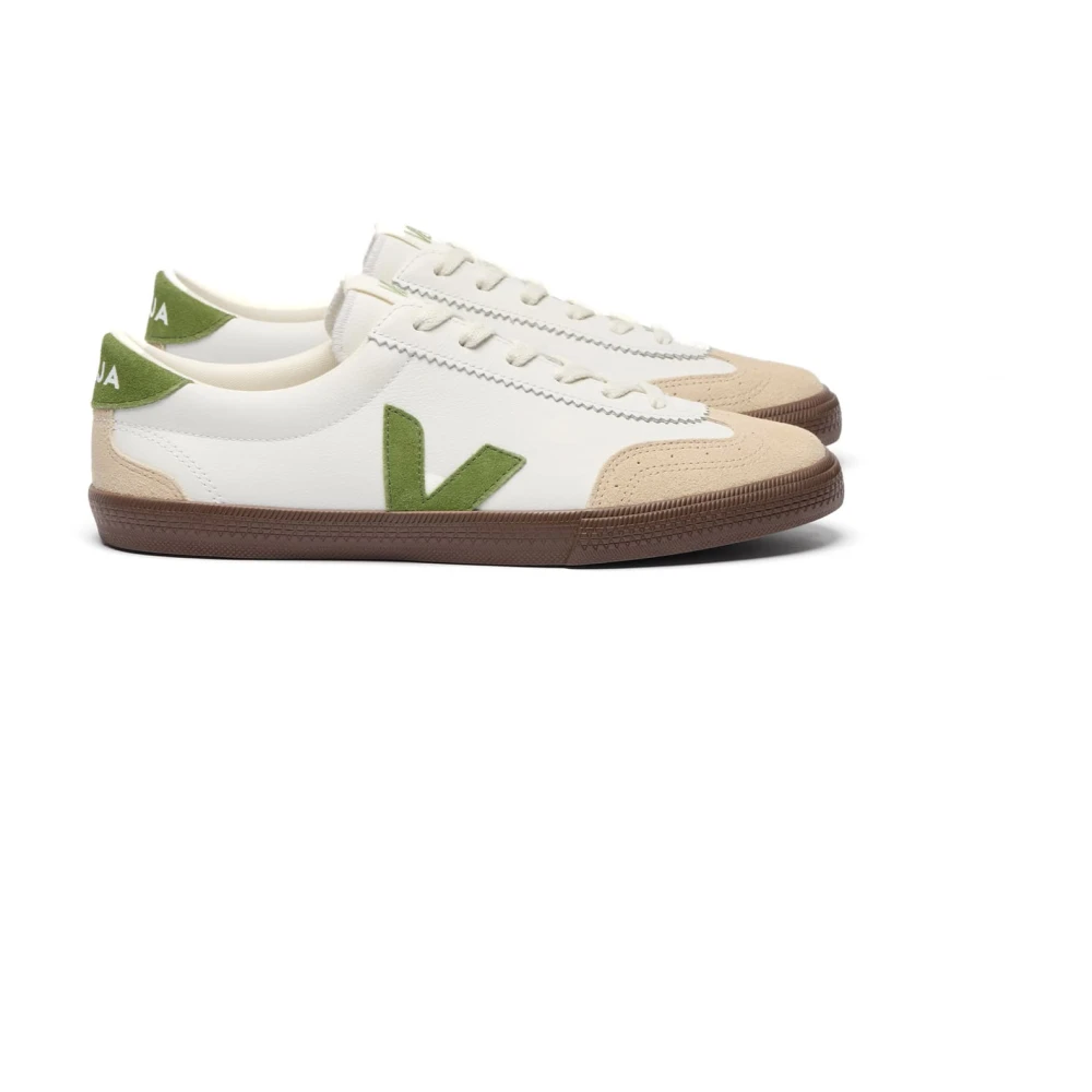 Veja Volley O.t. Leather Dames Schoenen Beige