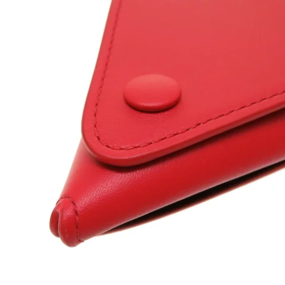 Bottega Veneta Vintage Pre-owned Leather pouches Red Dames