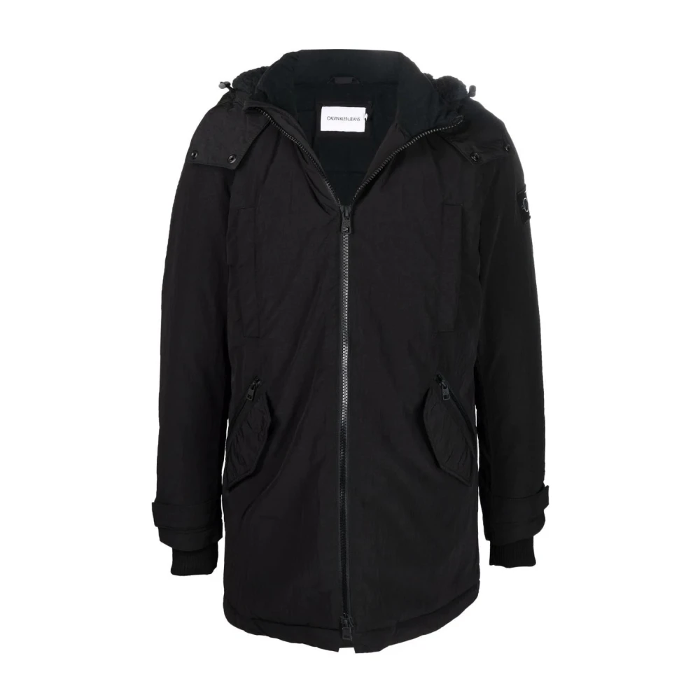 Sort Sherpa Foret Lang Parka Jakke