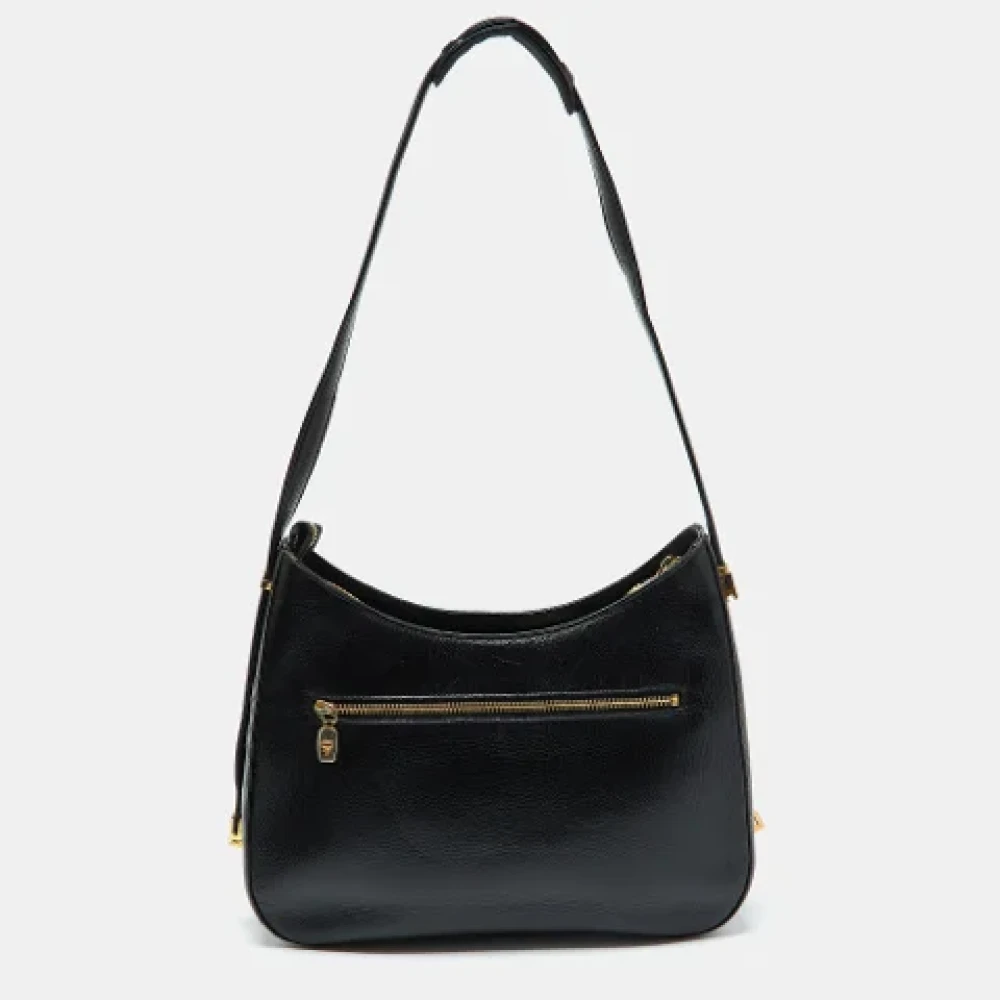 MCM Pre-owned Leather shoulder-bags Black Dames