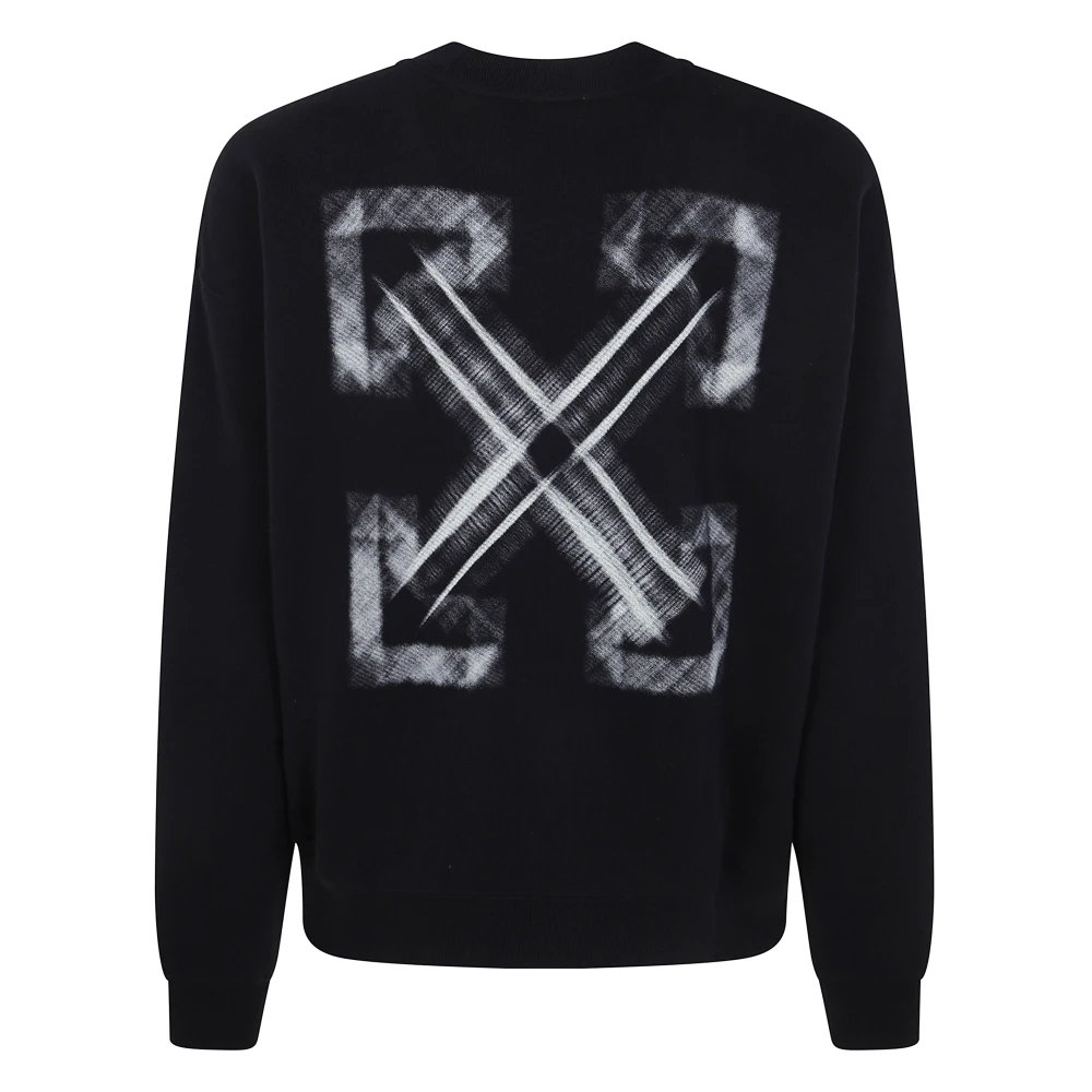 Off White Pijl Skate Crewneck Sweatshirt Black Heren