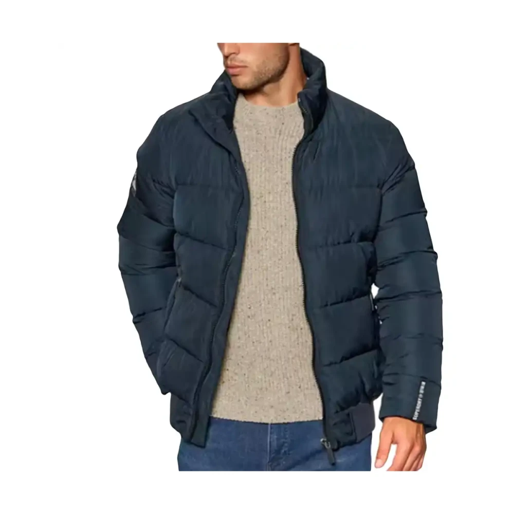 Superdry Herren Marineblau Track Sport-Doudoune Klein - Bild 3