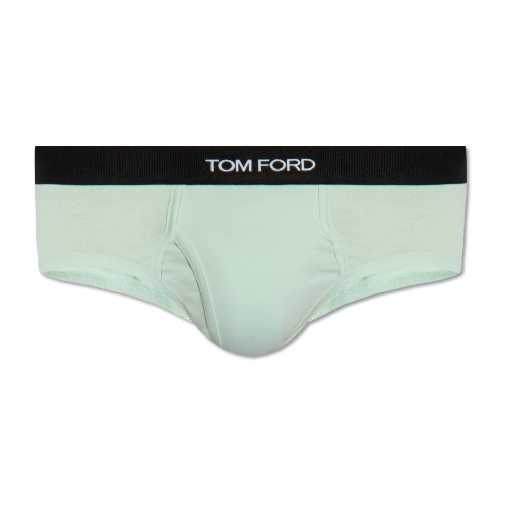 Tom Ford Slip met logo Green Heren