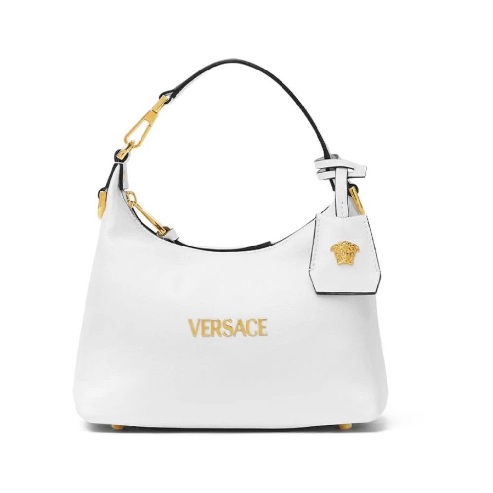 Versace Lamsleren Top Hand Schoudertas White Dames
