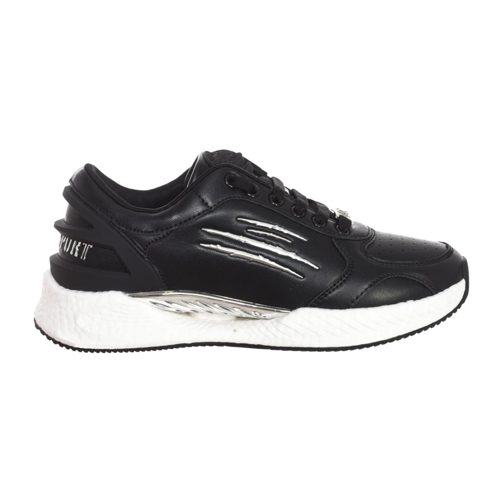 Plein Sport Men's Black Sporty Mid-Top Trainers - Running Shoes - 7 Uk - Sport