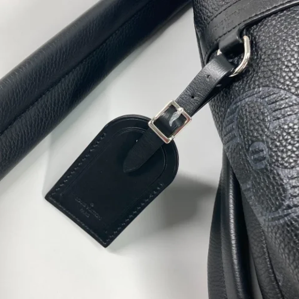 Louis Vuitton Vintage Pre-owned Leather shoulder-bags Black Heren