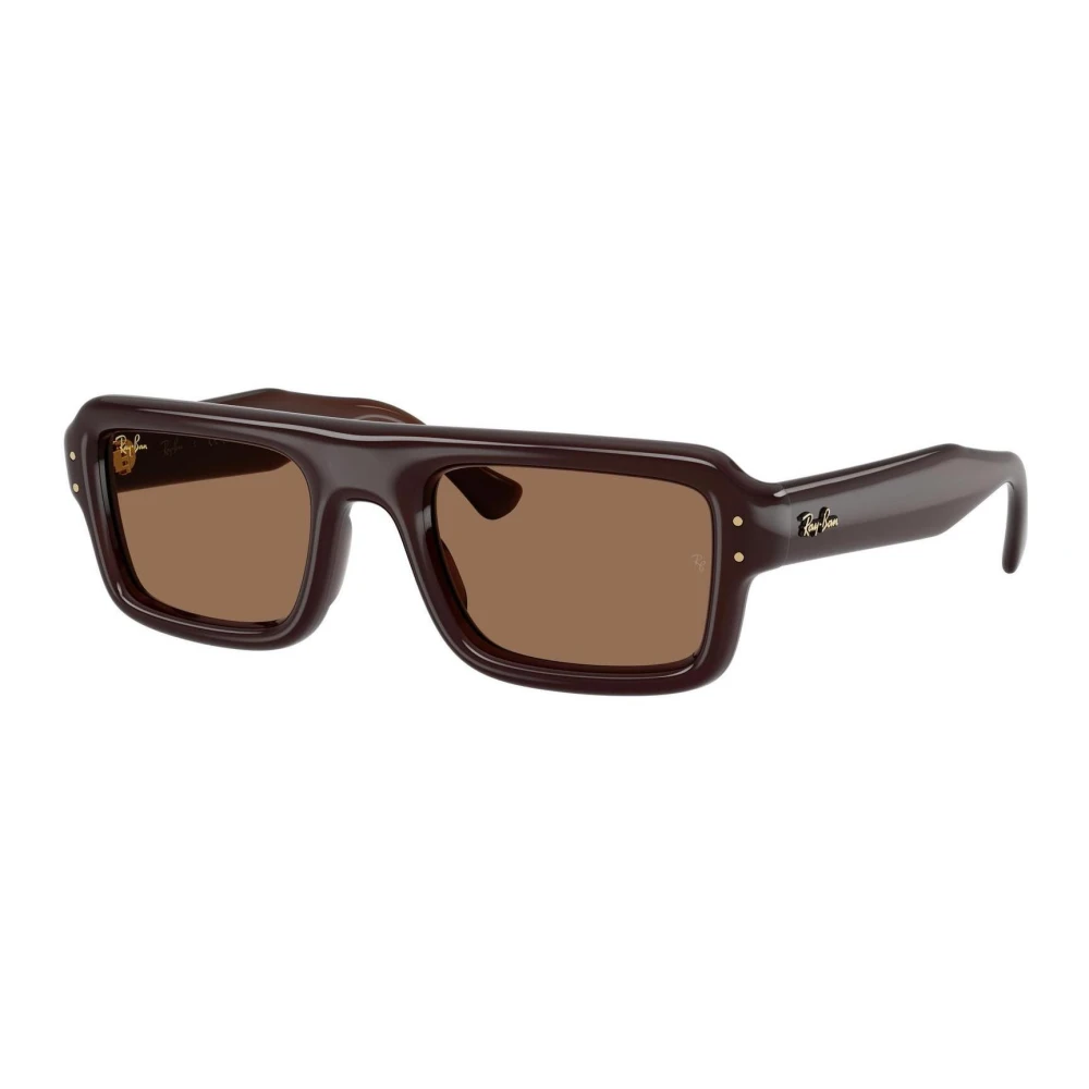 Ray-Ban Brown Sunglasses, Male, 52 Mm, Pilot Full Circle