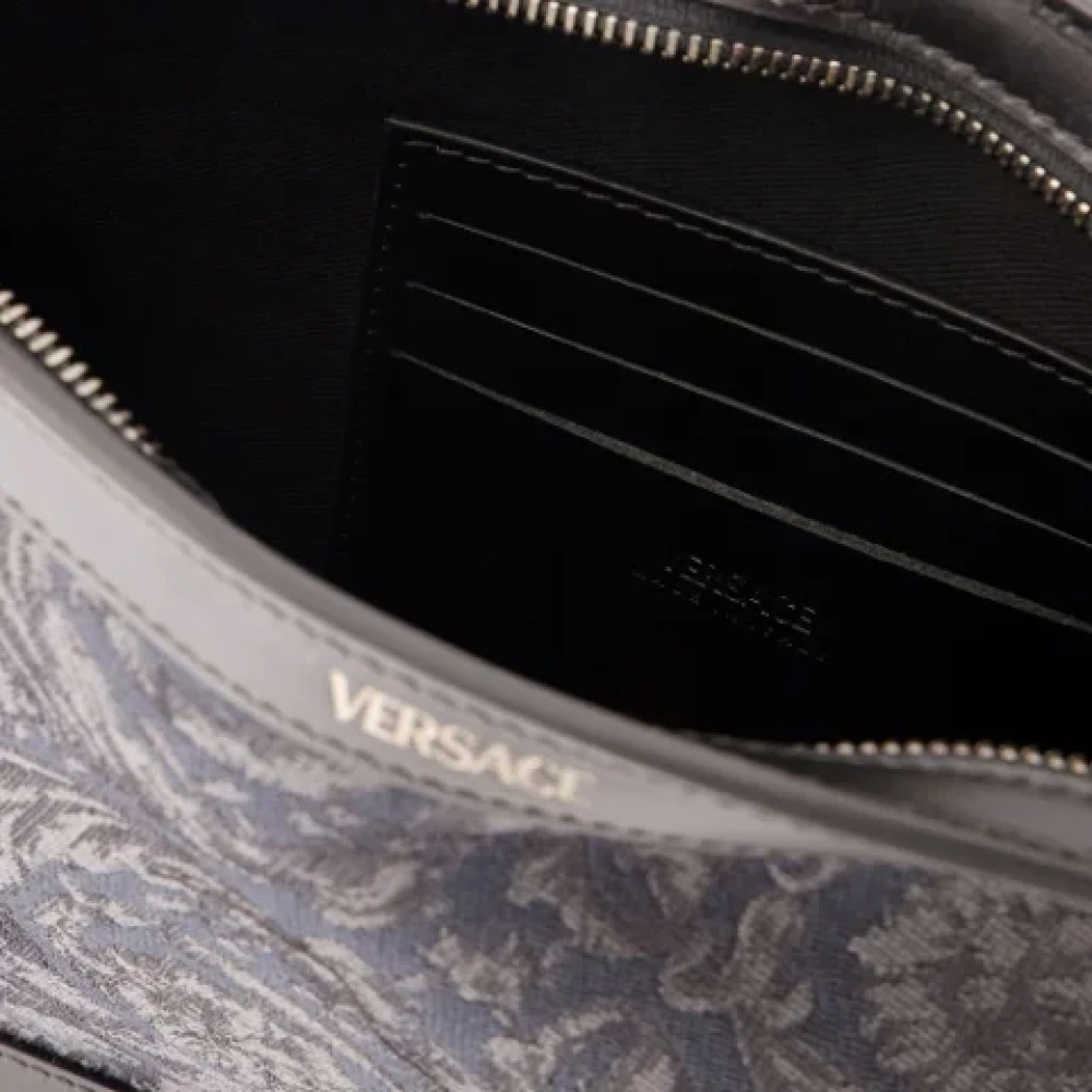 Versace Leather handbags Black Dames