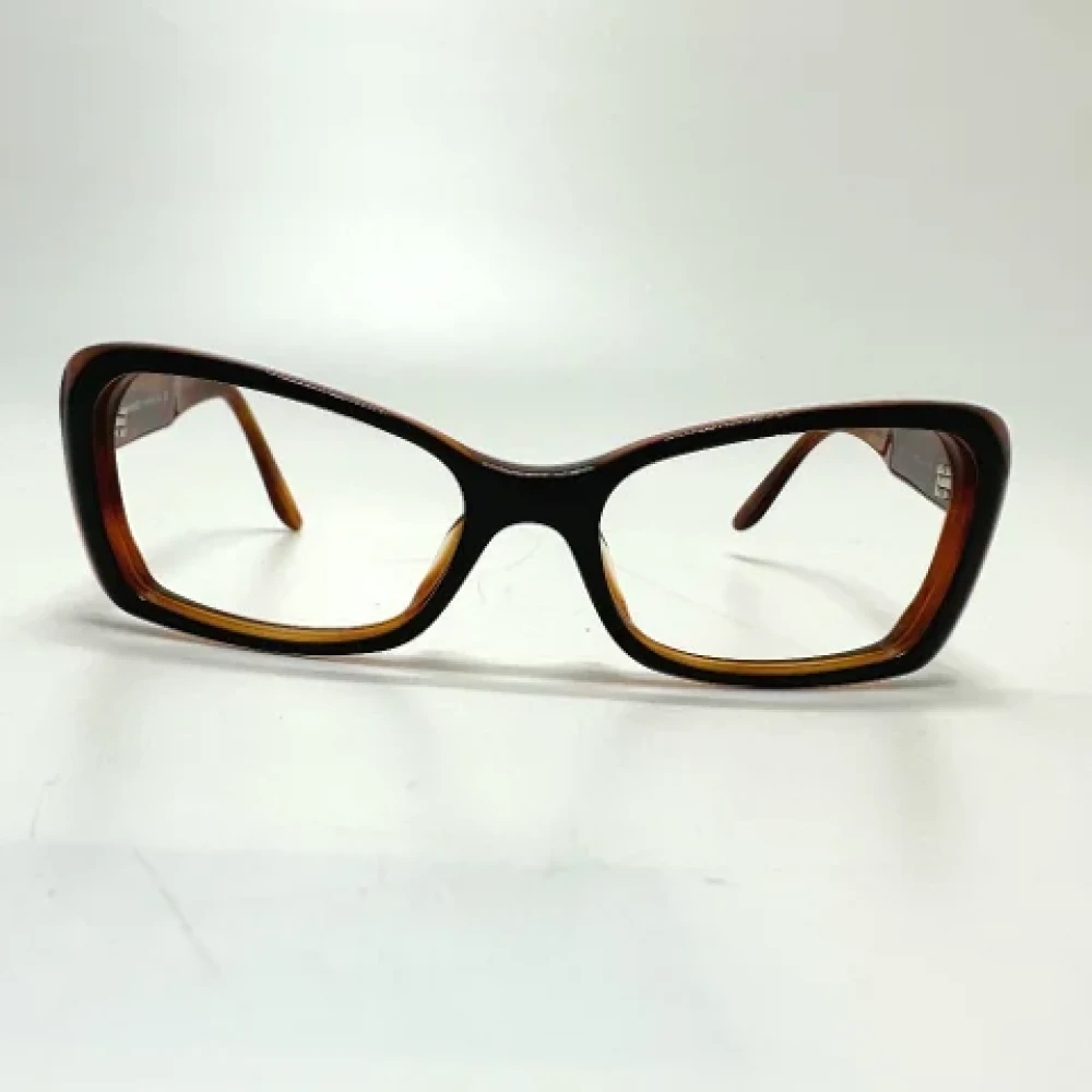 Chanel Vintage Pre-owned Fabric sunglasses Brown Dames