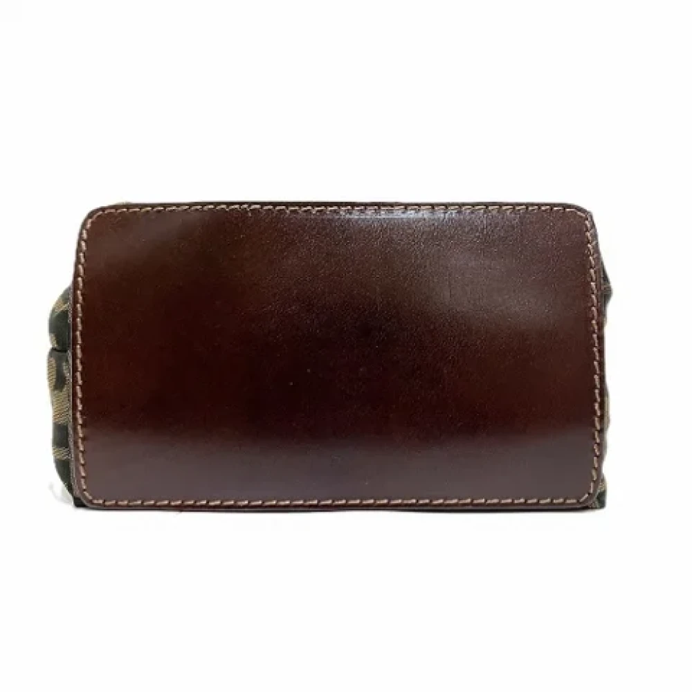 Fendi Vintage Pre-owned Leather fendi-bags Brown Dames