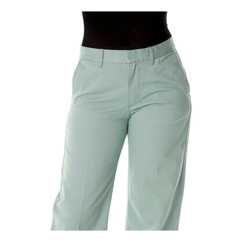 Levi's Loszittende Baggy Broek Green Dames