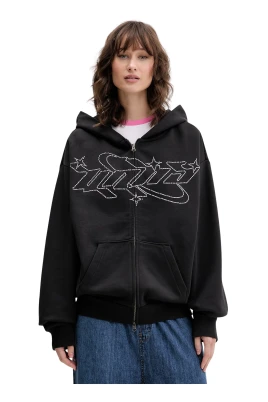 Y2K Star Zip Hoodie