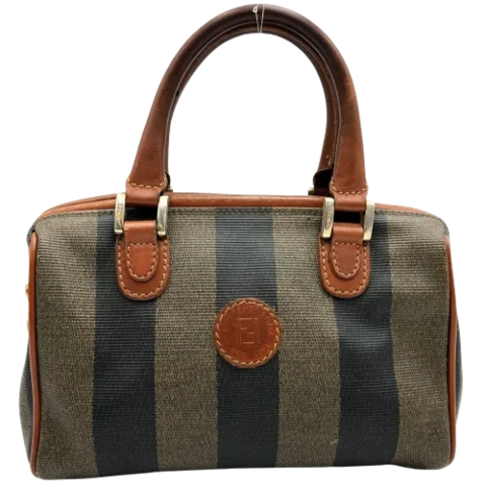 Fendi Vintage Pre-owned Plastic fendi-bags Brown Dames