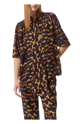 chemisier-a-imprime-animal-abstrait-pour-femmes
