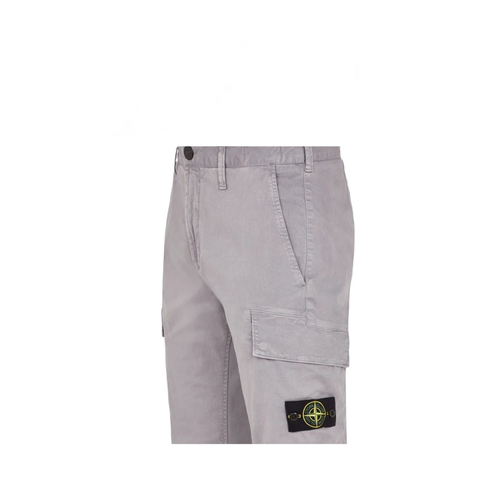 Stone Island Slim-fit Trousers Gray Heren