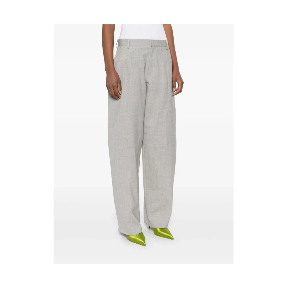 Armarium Lichtgrijze Broek met knopen Gray Dames