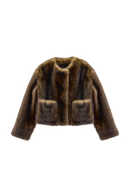 Teddy Cropped Jacket