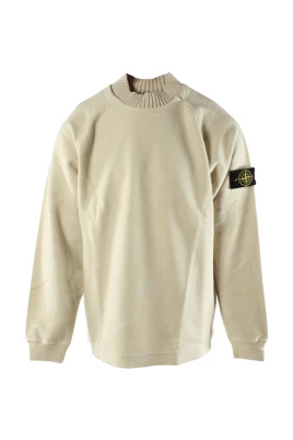 Fluffy Turtleneck Sweatshirt