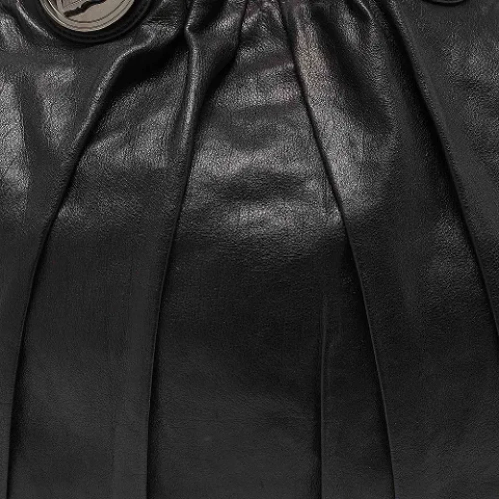 Gucci Vintage Pre-owned Leather handbags Black Dames