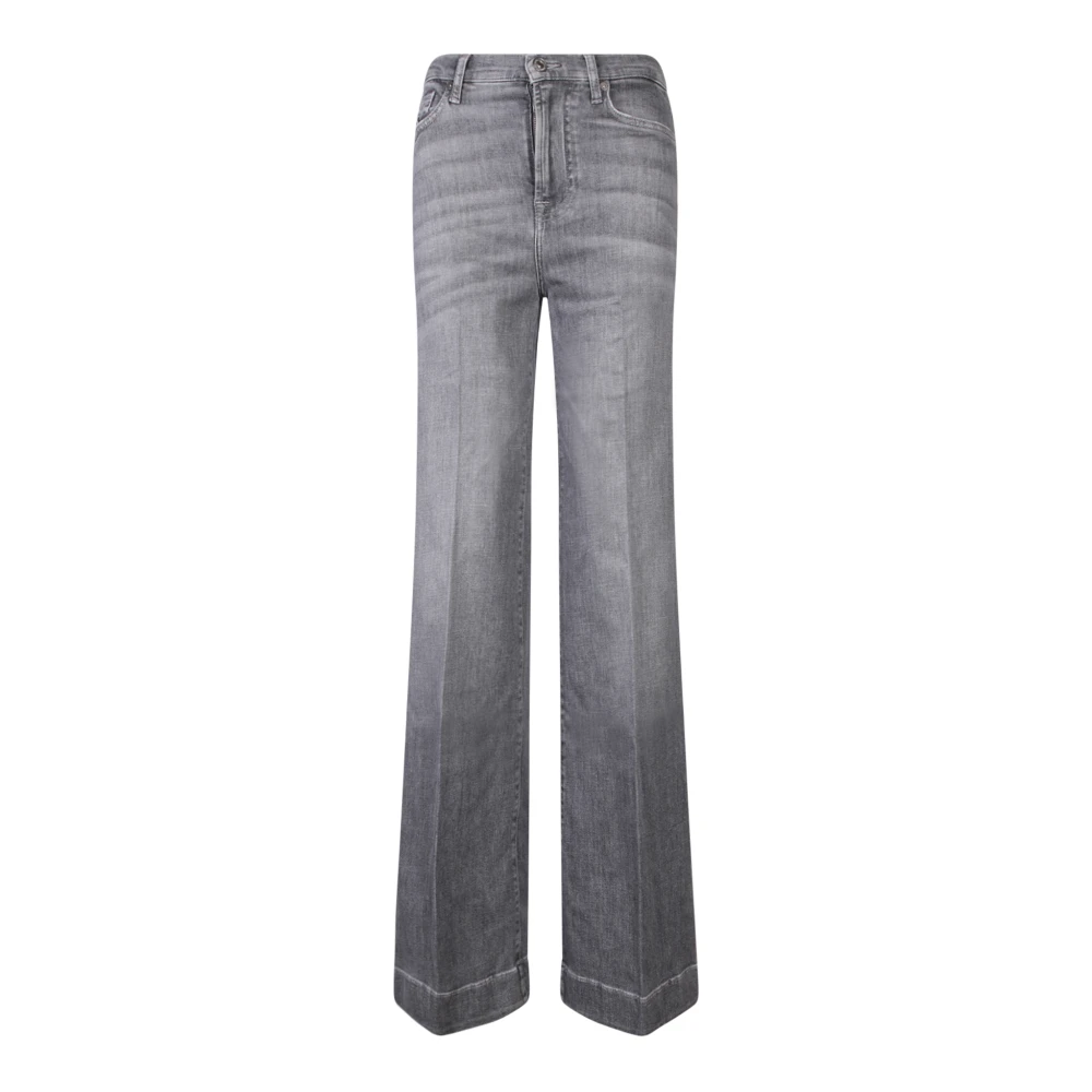 7 For All Mankind Gray Modern Dojo Soho Grey Jeans - Female - Straight Fit Jeans - W26 - Jeans