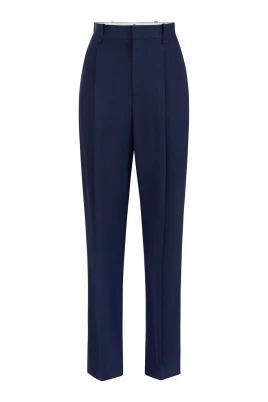 Flödande gabardinebyxor