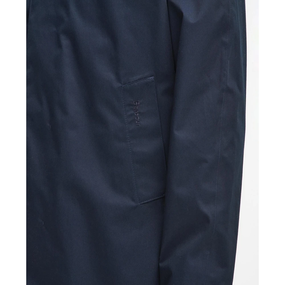 Barbour Waterdichte jas in marineblauw & blauw tartan Blue Heren