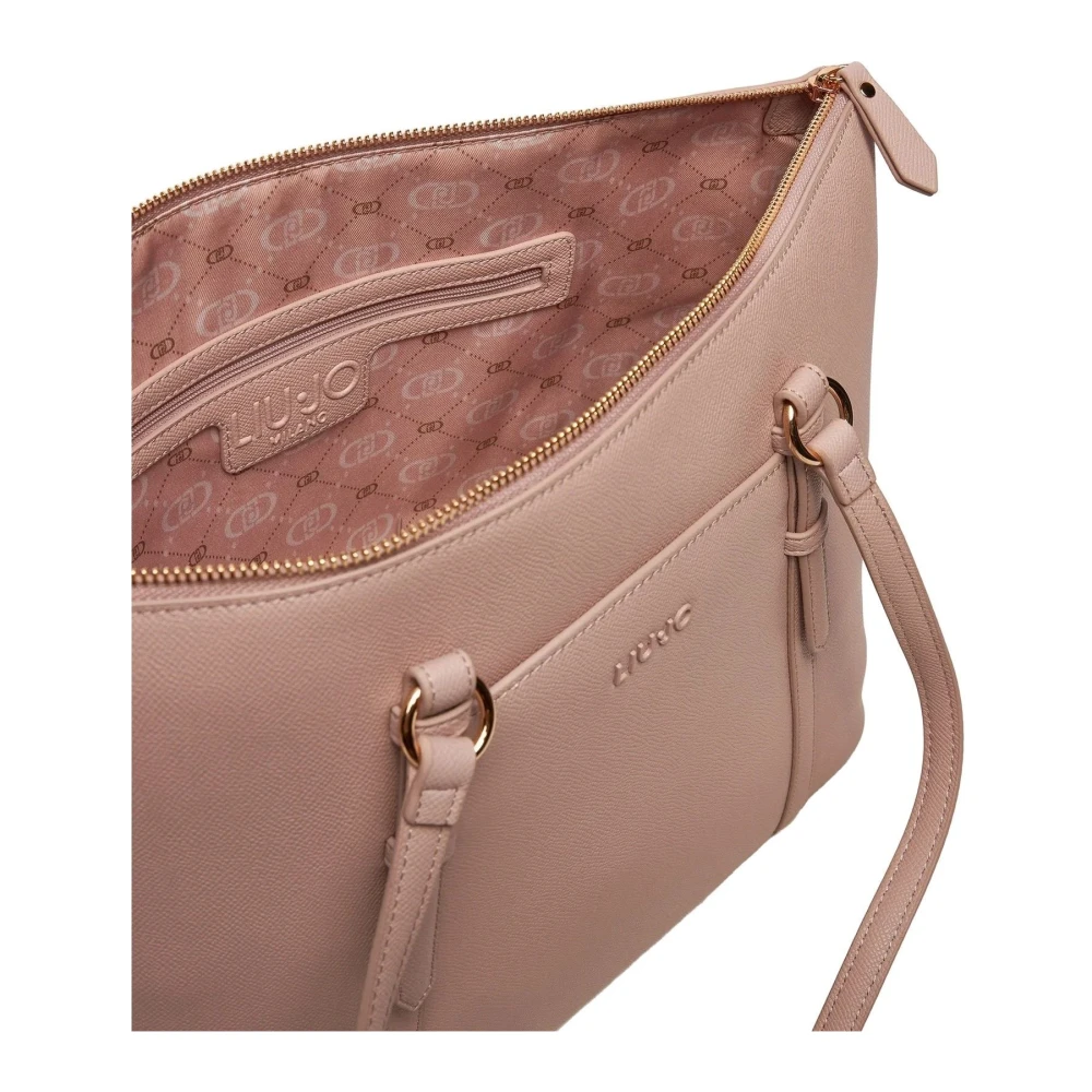 Liu Jo Stijlvolle Tote Tas in Zwart Pink Dames
