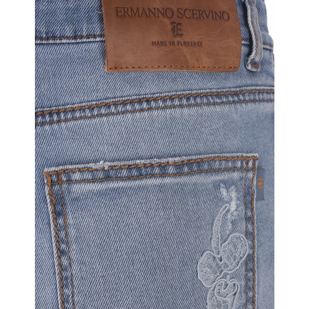 Ermanno Scervino Denim Shorts Blue Dames