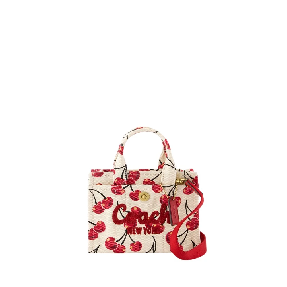 Coach Canvas Crossbody Tas in Beige Multicolor Dames