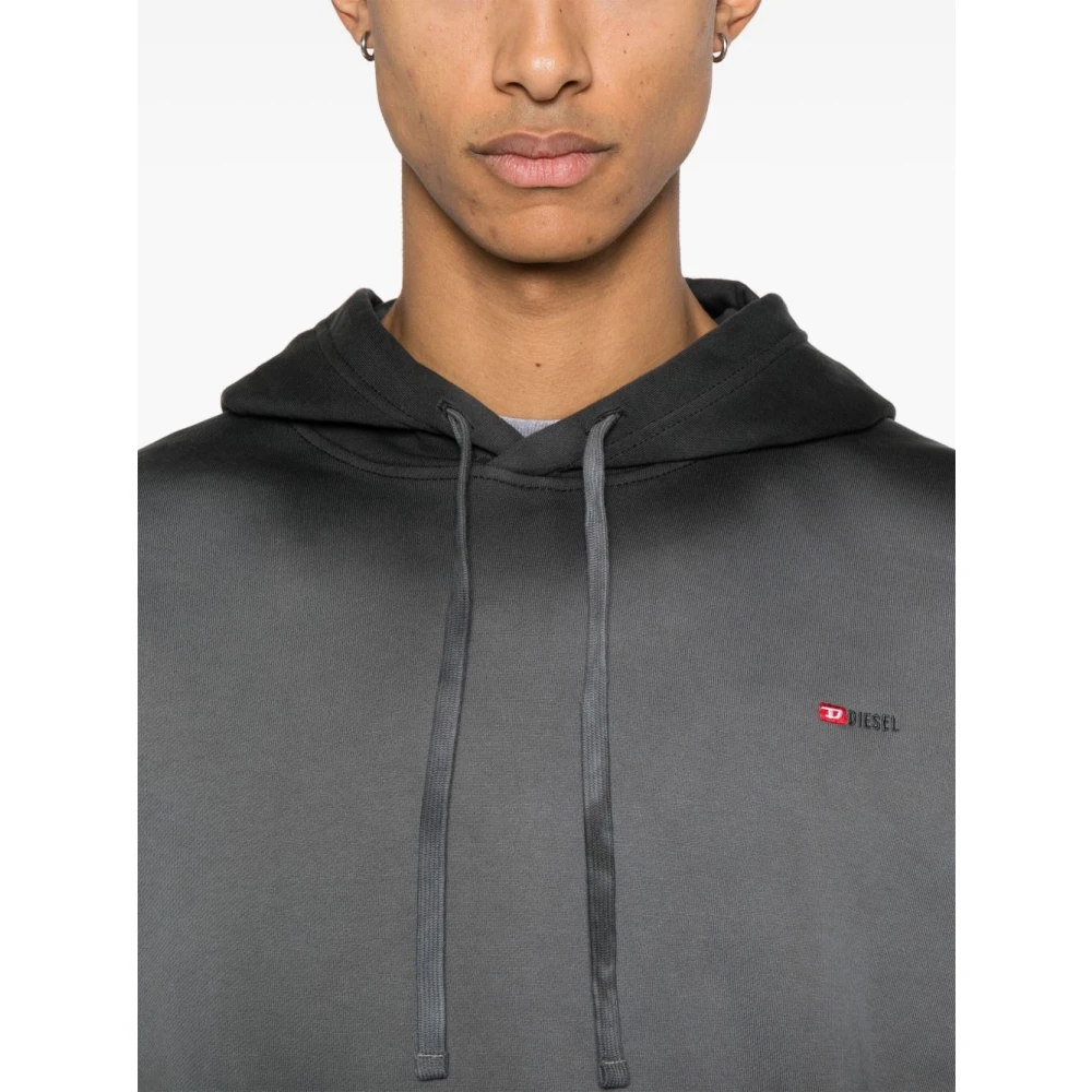 Diesel Zwarte Trui Moderne Stijl Casual Gelegenheid Black Heren