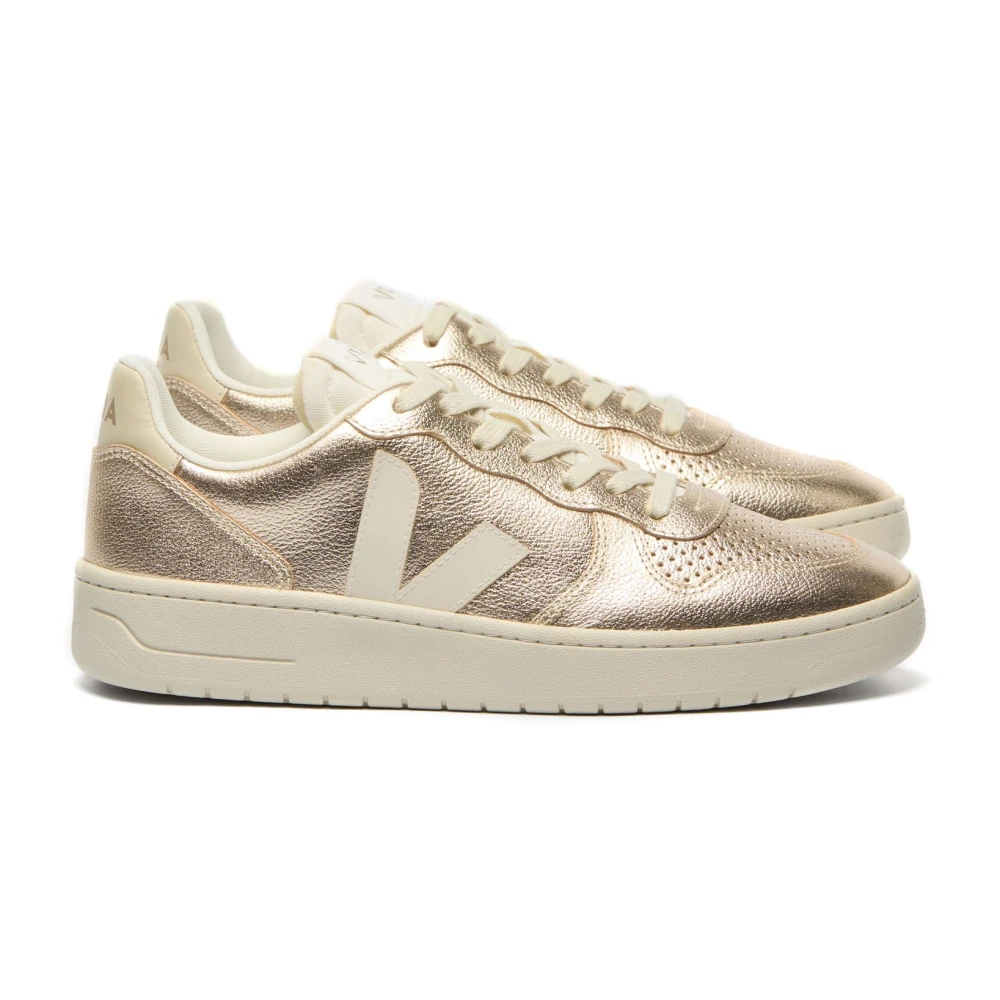 Veja V-10 Prime Leather Dames Schoenen Grijs