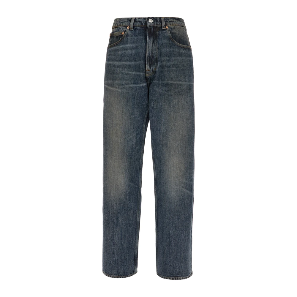 Our Legacy Blue Cotton Relaxed Fit Jeans - W30 - Image 4