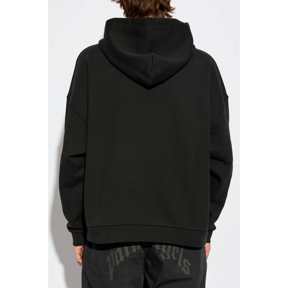 Palm Angels Oversized sweatshirt Black Heren