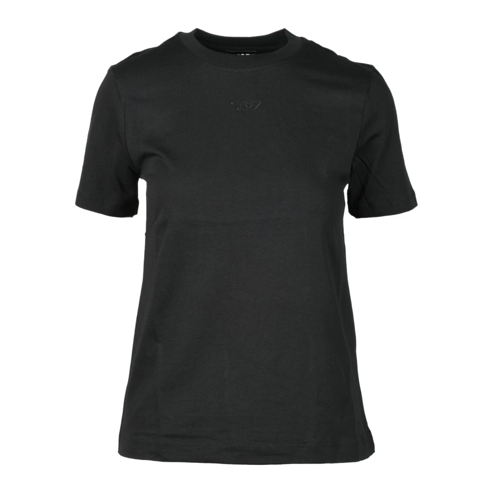 Diesel Bomull T-shirt Black, Dam