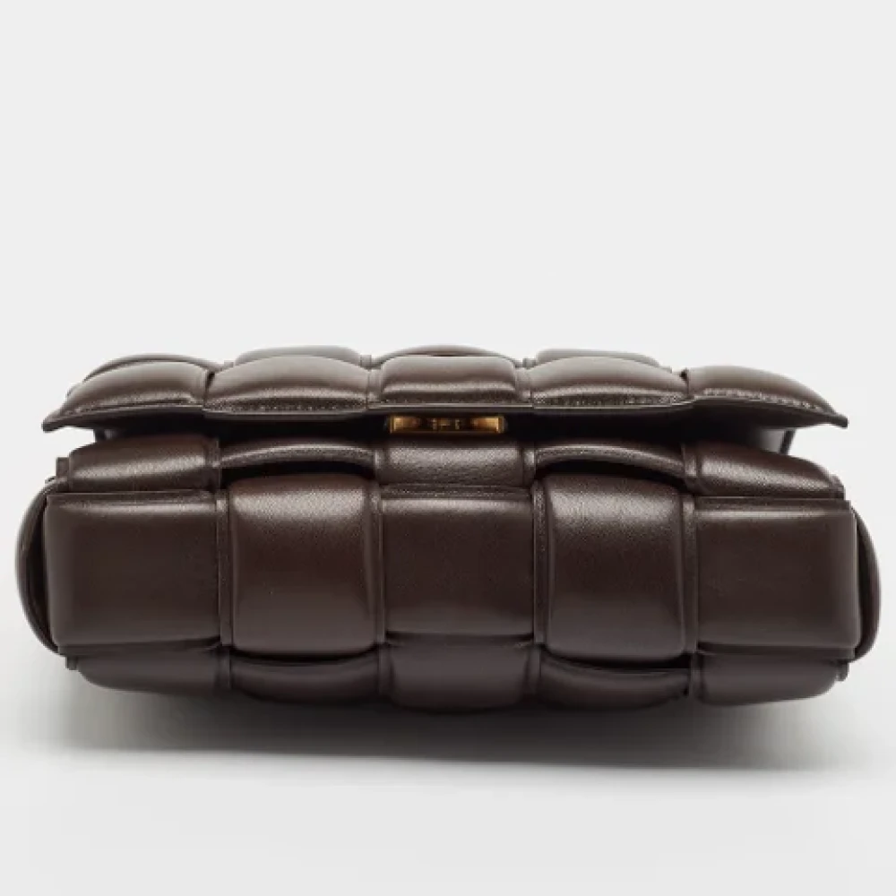 Bottega Veneta Vintage Pre-owned Leather shoulder-bags Brown Dames