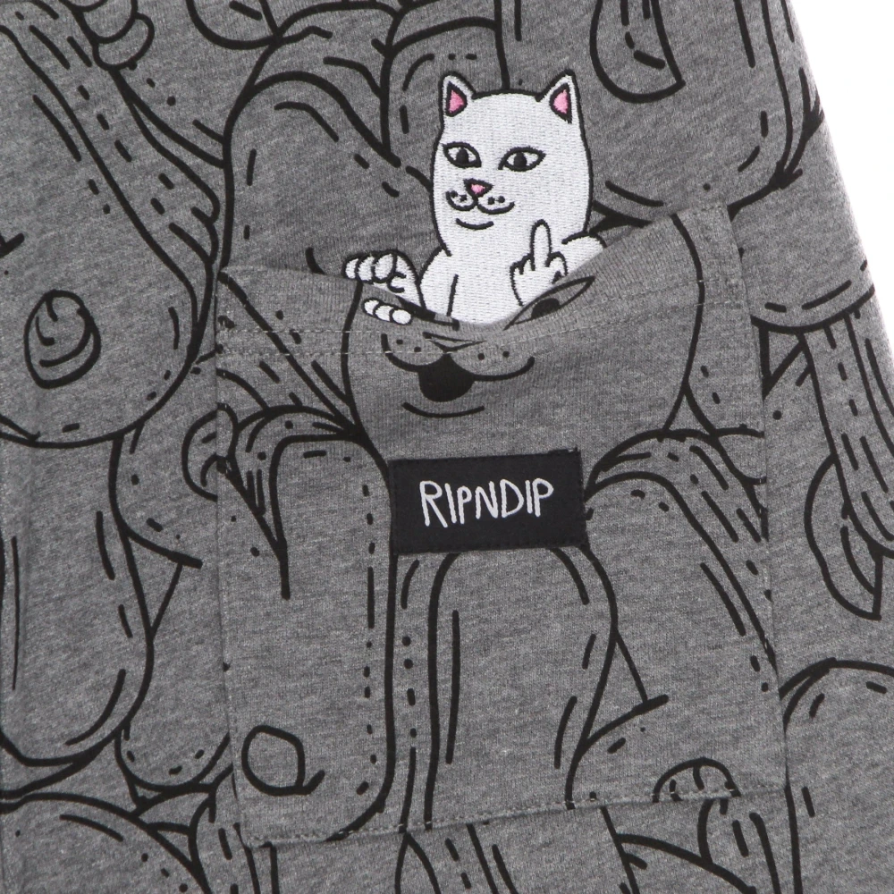 Ripndip Bubble Booble Sweat Broek Houtskool Heather Gray Heren